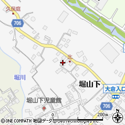 神奈川県秦野市堀山下824-1周辺の地図