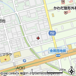 岐阜県各務原市金属団地215周辺の地図