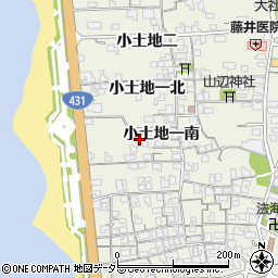 島根県出雲市大社町杵築西小土地一南1957周辺の地図