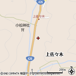 京都府福知山市上佐々木544周辺の地図