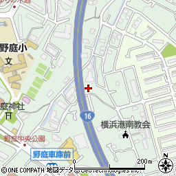 神奈川県横浜市港南区野庭町760-14周辺の地図