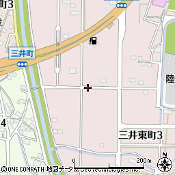 岐阜県各務原市三井東町周辺の地図
