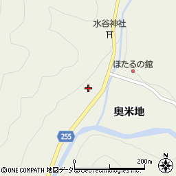 兵庫県養父市奥米地185周辺の地図