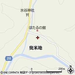 兵庫県養父市奥米地1032周辺の地図