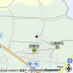 滋賀県米原市野一色193周辺の地図