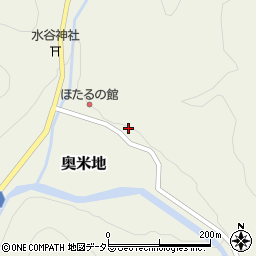 兵庫県養父市奥米地871周辺の地図