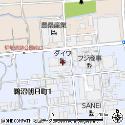 株式会社ダイワ　第二工場周辺の地図