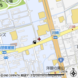 将月長浜店周辺の地図