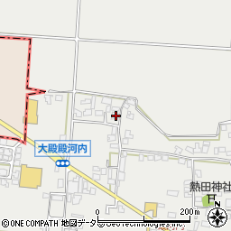 鳥取県西伯郡伯耆町大殿661-4周辺の地図