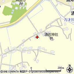 島根県安来市清井町413周辺の地図