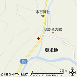 兵庫県養父市奥米地206周辺の地図