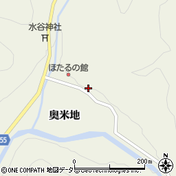 兵庫県養父市奥米地870周辺の地図