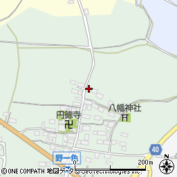 滋賀県米原市野一色215周辺の地図