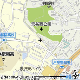 神奈川県横浜市戸塚区汲沢町1231周辺の地図