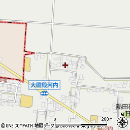 鳥取県西伯郡伯耆町大殿668周辺の地図