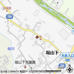 神奈川県秦野市堀山下824-3周辺の地図
