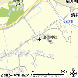 島根県安来市清井町241周辺の地図