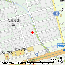 岐阜県各務原市金属団地295周辺の地図