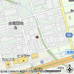 ミヤナガ第二倉庫周辺の地図