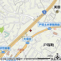 神奈川県横浜市戸塚区戸塚町3155周辺の地図