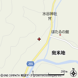 兵庫県養父市奥米地183周辺の地図