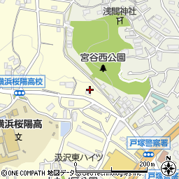 神奈川県横浜市戸塚区汲沢町1232-10周辺の地図