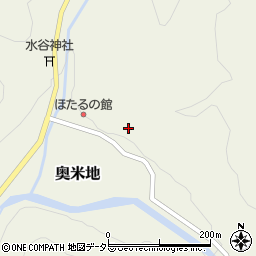 兵庫県養父市奥米地878周辺の地図