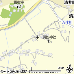 島根県安来市清井町246周辺の地図