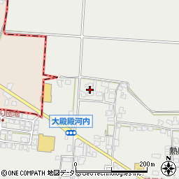 鳥取県西伯郡伯耆町大殿671周辺の地図
