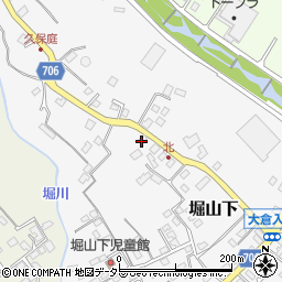 神奈川県秦野市堀山下826-1周辺の地図