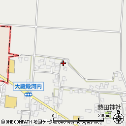 鳥取県西伯郡伯耆町大殿661-5周辺の地図