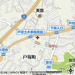 神奈川県横浜市戸塚区戸塚町3002-1周辺の地図