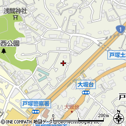 神奈川県横浜市戸塚区戸塚町3185周辺の地図