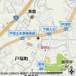 神奈川県横浜市戸塚区戸塚町2995周辺の地図