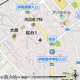 酒井薬品株式会社　伊勢原営業所周辺の地図