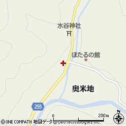 兵庫県養父市奥米地211周辺の地図