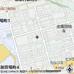 岐阜県各務原市金属団地68周辺の地図