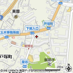 神奈川県横浜市戸塚区戸塚町3859周辺の地図