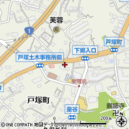 ローソン戸塚町大坂下店周辺の地図