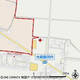 鳥取県西伯郡伯耆町大殿682-2周辺の地図