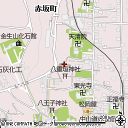 赤坂地区センター周辺の地図