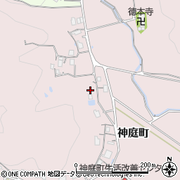 島根県安来市神庭町周辺の地図