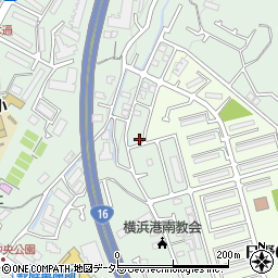 神奈川県横浜市港南区野庭町565周辺の地図