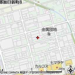 岐阜県各務原市金属団地49周辺の地図