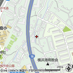 神奈川県横浜市港南区野庭町562周辺の地図