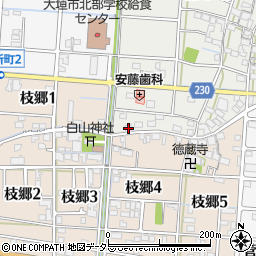 岐阜県大垣市青木町1596-3周辺の地図