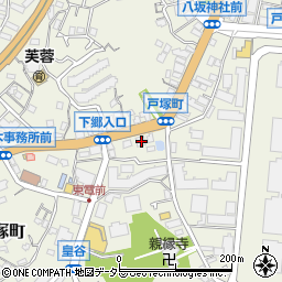 神奈川県横浜市戸塚区戸塚町3863周辺の地図