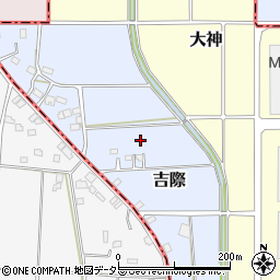 神奈川県平塚市吉際周辺の地図
