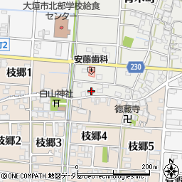 岐阜県大垣市青木町1597周辺の地図