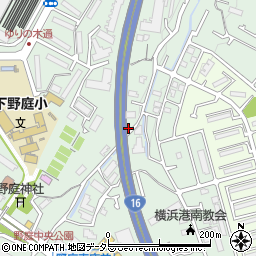 神奈川県横浜市港南区野庭町583-3周辺の地図